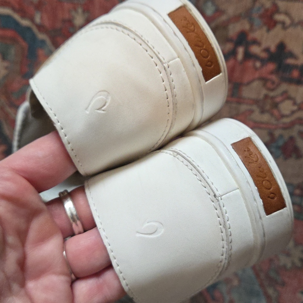 Olukai Pehuea Women's Leather Clay Sneaker Size 9.5 - Picture 4 of 9